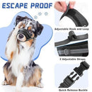 Soft Breathable Mesh Dog Muzzle for Small Medium Large Dogs, Adjustable Anti-Biting Barking Chewing Muzzle for Walking, Training, and Grooming (S, Black)