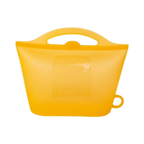 Reusable Silicone Food Storage Bag with Convenient Carry Handle, Leakproof Seal, 1000ml Capacity — Ideal for Storing Snacks, Grains, Fruits, Veggies, and More in Fridge, Freezer, or On-the-Go (Blue)