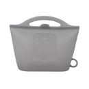 Reusable Silicone Food Storage Bag with Convenient Carry Handle, Leakproof Seal, 1000ml Capacity — Ideal for Storing Snacks, Grains, Fruits, Veggies, and More in Fridge, Freezer, or On-the-Go (OrangeYellow)