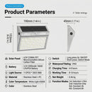 Solar Powered Motion Sensor Wall Light with Dual-Head LED Spotlight, IP65 Waterproof Outdoor Security Lamp for Patio, Doorway, Stairs, and Building Exterior, Auto On/Off at Dusk, 4 Adjustable Lighting Modes, Energy-Efficient and Weather-Resistant (3PCS)