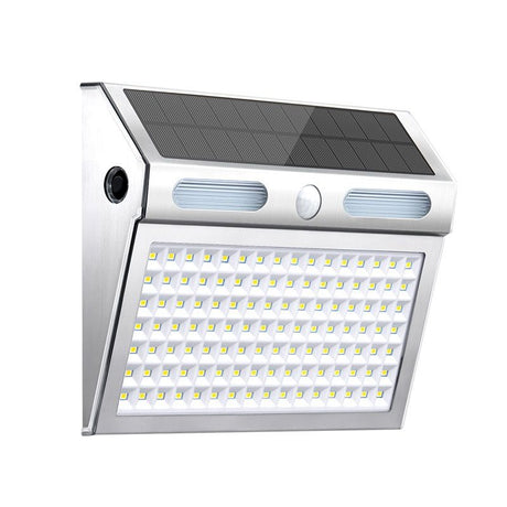 Solar Powered Motion Sensor Wall Light with Dual-Head LED Spotlight, IP65 Waterproof Outdoor Security Lamp for Patio, Doorway, Stairs, and Building Exterior, Auto On/Off at Dusk, 4 Adjustable Lighting Modes, Energy-Efficient and Weather-Resistant (4PCS)