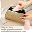 Travel-Friendly Silicone Dispensing Bottle Set for Toiletries, Leak-Proof Refillable Containers for Shampoo, Conditioner, Lotion, and Skincare – Lightweight, Squeezable, and TSA-Approved Carry-On Essentials (C)