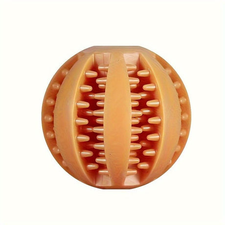 Interactive Dog Chew Toy for Small Breeds - Durable Rubber Treat Dispensing Ball for Dental Cleaning, Slow Feeding, and Fun Playtime with Your Furry Friend (5cm, Cyan)