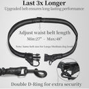 Hands-Free Dog Leash Set with Waist Belt and Storage Pouch, Shock-Absorbing Bungee Leash for Jogging, Walking, and Outdoor Adventures, Reflective Safety Design for Night Use (Green)