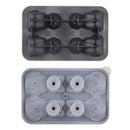 Adorable 4-Cavity Cat-Shaped Silicone Ice Mold for Whiskey, Coffee & Fruit Drinks – Easy-Release, Fun Beverage Chilling for Home Bars and Everyday Dining (Black)