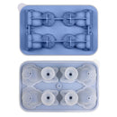 Adorable 4-Cavity Cat-Shaped Silicone Ice Mold for Whiskey, Coffee & Fruit Drinks – Easy-Release, Fun Beverage Chilling for Home Bars and Everyday Dining (Black)