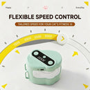 Interactive Rolling Cat Toy with Feather Wand Attachment – Auto-Moving Self-Play Ball for Indoor Cats, Smart Motion-Activated Chaser to Spark Hunting Instincts, Boost Daily Exercise, and Curb Boredom-Induced Destructive Behavior (Green)