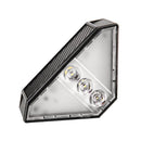 Solar Powered Triangle Step Light with Monocrystalline Silicon Panel, Auto On at Dusk, IP65 Waterproof for Outdoor Stairs, Pathways, Patios, and Garden Steps – Choose Cool White 6000K or Warm Yellow 3000K for Safe Nighttime Illumination (12PCS, Cool White