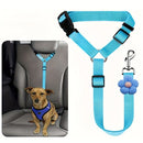 Dog Seat Belt for Car, Pet Car Safety Restraint with Adjustable Straps and Zinc Alloy Hook, Perfect for Securing Your Dog in Vehicle, Ideal Car Safety Strap for Small to Large Dogs, Great Christmas Gift for Pet Lovers (Red)