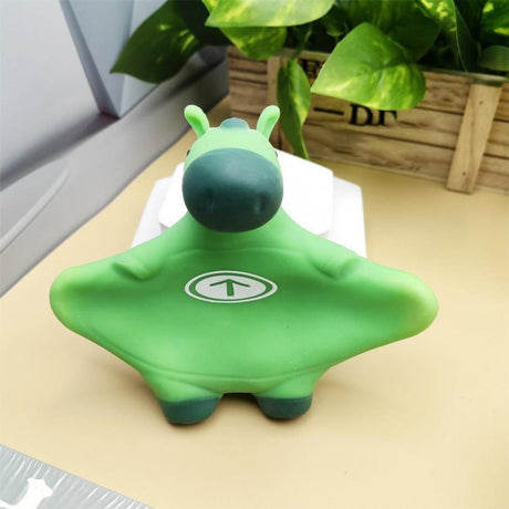 Green Horse Stress Relief Toy: Squeeze, Stretch, and Squish Your Worries Away – Cute Desktop Decor for Anxiety Relief, Fun Parent-Child Interaction, and Office Desk Fidget Play (3PCS)