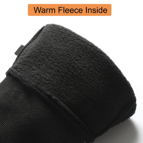 Winter Thermal Touchscreen Gloves for Outdoor Sports – Windproof, Fleece-Lined, Anti-Slip, Compatible with Running, Cycling, Fishing, Skiing, and Daily Cold-Weather Activities (L)