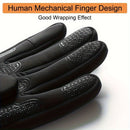 Winter Thermal Touchscreen Gloves for Outdoor Sports – Windproof, Fleece-Lined, Anti-Slip, Compatible with Running, Cycling, Fishing, Skiing, and Daily Cold-Weather Activities (L)