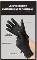 Winter Thermal Touchscreen Gloves for Outdoor Sports – Windproof, Fleece-Lined, Anti-Slip, Compatible with Running, Cycling, Fishing, Skiing, and Daily Cold-Weather Activities (XL)