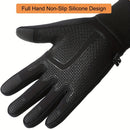 Winter Thermal Touchscreen Gloves for Outdoor Sports – Windproof, Fleece-Lined, Anti-Slip, Compatible with Running, Cycling, Fishing, Skiing, and Daily Cold-Weather Activities (XL)