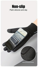 Winter Thermal Touchscreen Gloves for Outdoor Sports – Windproof, Fleece-Lined, Anti-Slip, Compatible with Running, Cycling, Fishing, Skiing, and Daily Cold-Weather Activities (XL)