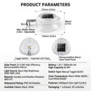Solar Powered Fence Light with Durable ABS+PC Housing, Monocrystalline Silicon Panel, and Adjustable Mounting Clip for Outdoor Garden, Patio, Deck, and Walkway Illumination in Warm White or Cool White (8PCS, Black Housing‑Warm White Light)