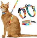 Adjustable Anti-Escape Cat Harness and Leash Set – Soft, Breathable, and Lightweight for Safe Outdoor Adventures with Your Feline Friend (Black)