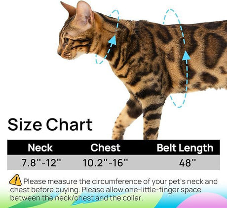 Adjustable Anti-Escape Cat Harness and Leash Set – Soft, Breathable, and Lightweight for Safe Outdoor Adventures with Your Feline Friend (Black)