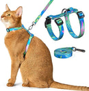 Adjustable Anti-Escape Cat Harness and Leash Set – Soft, Breathable, and Lightweight for Safe Outdoor Adventures with Your Feline Friend (Orange)