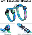 Adjustable Anti-Escape Cat Harness and Leash Set – Soft, Breathable, and Lightweight for Safe Outdoor Adventures with Your Feline Friend (Orange)