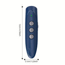Handheld Ultrasonic Anti-Barking Training Device for Dogs, Safe and Humane Deterrent with LED Light, Indoor and Outdoor Use (Black)