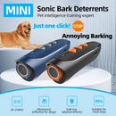 Handheld Ultrasonic Anti-Barking Training Device for Dogs, Safe and Humane Deterrent with LED Light, Indoor and Outdoor Use (Black)