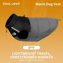 Keep Your Pup Cozy and Visible This Winter – Waterproof, Insulated Dog Coat with Reflective Strips, Front Zipper, D-Ring Leash Attachment, and Adjustable Fit for Daily Walks and Outdoor Adventures (XL, Yellow)