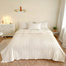 Flannel Sofa Blanket Office Blanket Living Room Throw Comfortable Blanket - Gray - Size XL  200-230cm