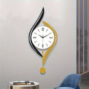 Gold Black Wall Clock Modern Wall Clock Decorative Wall Clock Silent Wall Clock