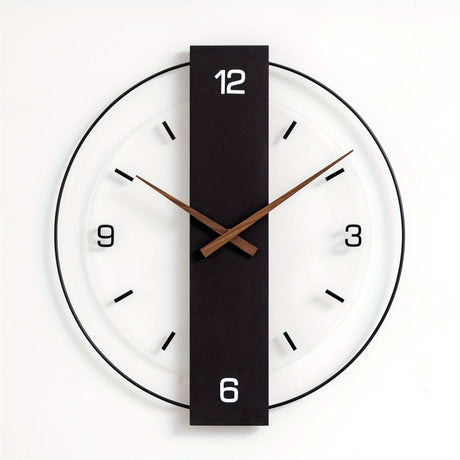 Black Gray Modern Wall Clock Silent Clock Minimalist Wall Clock Home Decor Australia
