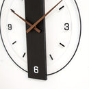 Black Gray Modern Wall Clock Silent Clock Minimalist Wall Clock Home Decor Australia