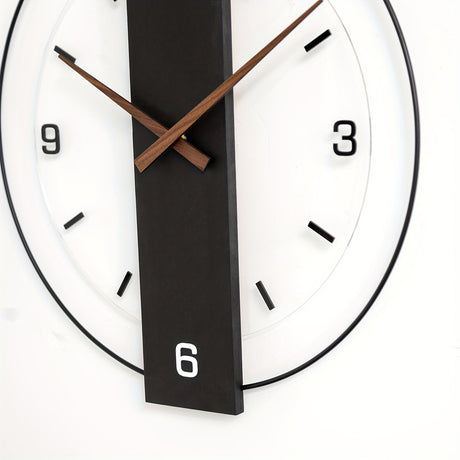 Black Gray Modern Wall Clock Silent Clock Minimalist Wall Clock Home Decor Australia