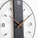 Black Gray Modern Wall Clock Silent Clock Minimalist Wall Clock Home Decor Australia