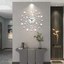 Silver Gold Silver Dandelion Wall Clock Home Decor Clock Modern Wall Clock High-Quality Clock