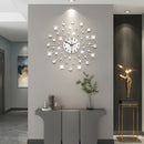 Silver Gold Silver Dandelion Wall Clock Home Decor Clock Modern Wall Clock High-Quality Clock