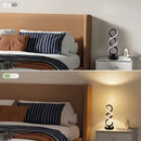 White Black Infinity-Shaped Lamps Night Atmosphere Lamps Home Decor LED Lamps 2-Piece Set