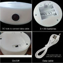 White Black Flame Neon Night Light Home Decor LED Night Light Ambient Lighting Unique Gift