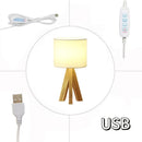 Beige tripod table lamp, bedside lamp, desk lamp, home lighting, wooden lamp, fabric shade lamp, contemporary lamp, Australia