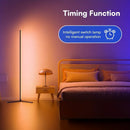 Black Silver 1.6m Floor Light Smart Voice-Controlled Light USB Powered Light Ambient Light