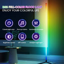 Black Silver 1.6m Floor Light Smart Voice-Controlled Light USB Powered Light Ambient Light