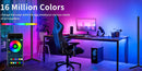 Black Silver 1.6m Floor Light Smart Voice-Controlled Light USB Powered Light Ambient Light