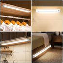 Silver Motion Sensor Light Rechargeable Led Light Dimmable Light 3 Light Color 2-Pack
