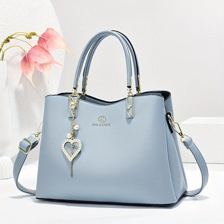 Single-Shoulder Handbag Cross-Body Handbag Pink Handbag Stylish Handbag Travel - Blue - Size 27-13-19