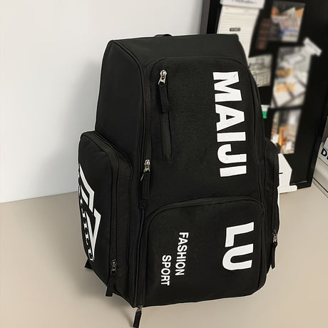 Fashion Backpack Sport Backpack Travel Backpack Four-Color Backpack Trendy - White - Size L