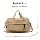 Fashion Sports Travel Bag Travel Bag Sports Bag Business Travel Bag Unisex Bag - Brown - Size L