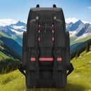130L Backpack Outdoor Travel Backpack Camping Backpack For Adults Large - Black - Size M