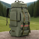 130L Backpack Outdoor Travel Backpack Camping Backpack For Adults Large - Green - Size M