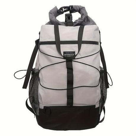Travel Backpack Four Colors Spacious Compartments Durable Material Comfortable - Black - Size L