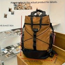 Travel Backpack Four Colors Spacious Compartments Durable Material Comfortable - Black - Size L