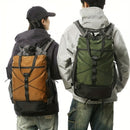 Travel Backpack Four Colors Spacious Compartments Durable Material Comfortable - Green - Size L